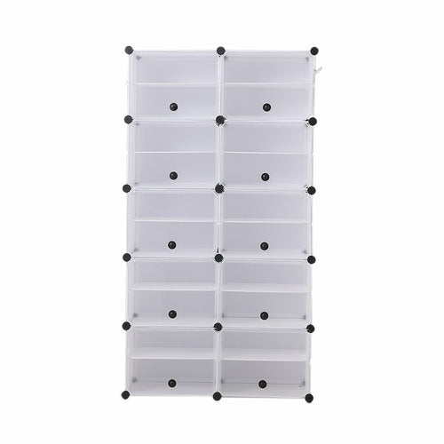 Cube Cabinet DIY Shoe Storage Cabinet Organiser Rack Shelf Stackable