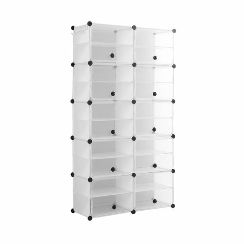 Cube Cabinet DIY Shoe Storage Cabinet Organiser Rack Shelf Stackable