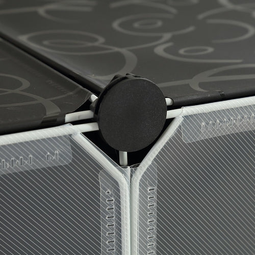 Cube Cabinet Shoe Storage Cabinet Organiser Shelf Stackable DIY 8 Tier