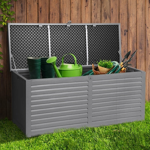 Gardeon Outdoor Storage Box 490L Bench Seat Indoor Garden Toy Tool